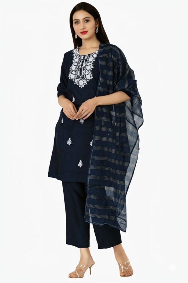 Elegant Heavy Rayon 3-Piece Suit – A Perfect Blend of Style & Comfort