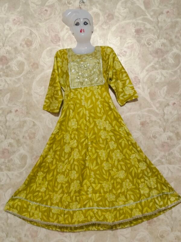 Graceful Cotton Mixed Umbrella Kurti – Perfect for Every Occasion - Image 3