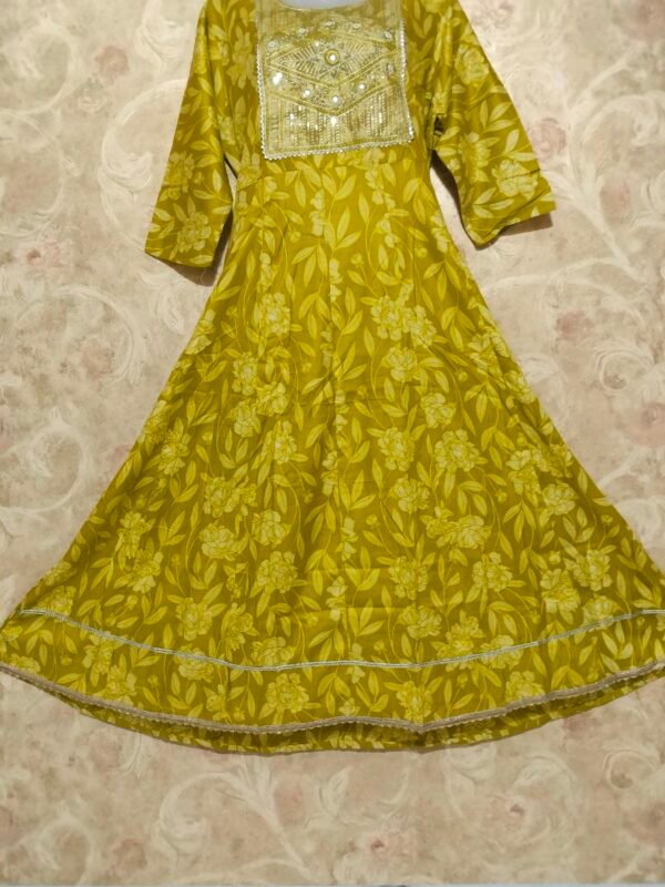 Graceful Cotton Mixed Umbrella Kurti – Perfect for Every Occasion