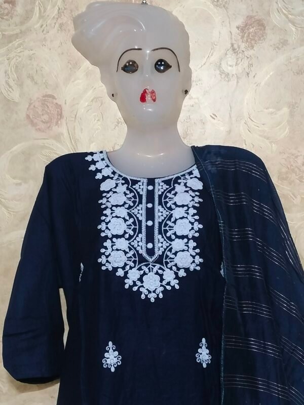 Elegant Heavy Rayon 3-Piece Suit – A Perfect Blend of Style & Comfort - Image 2
