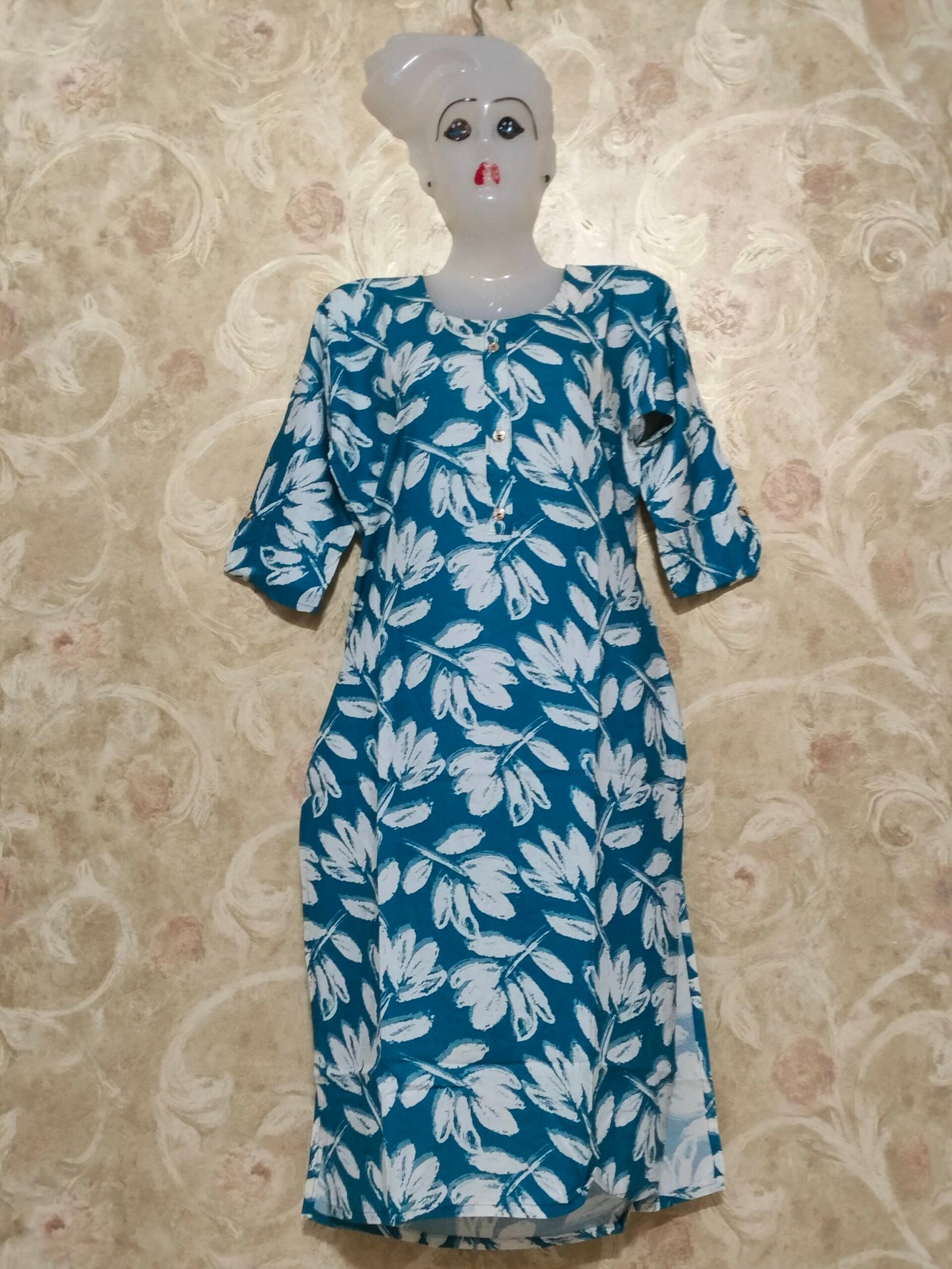 Versatile Blue Kurti in Liva Rayon – M to XXL Sizes Available - Image 4