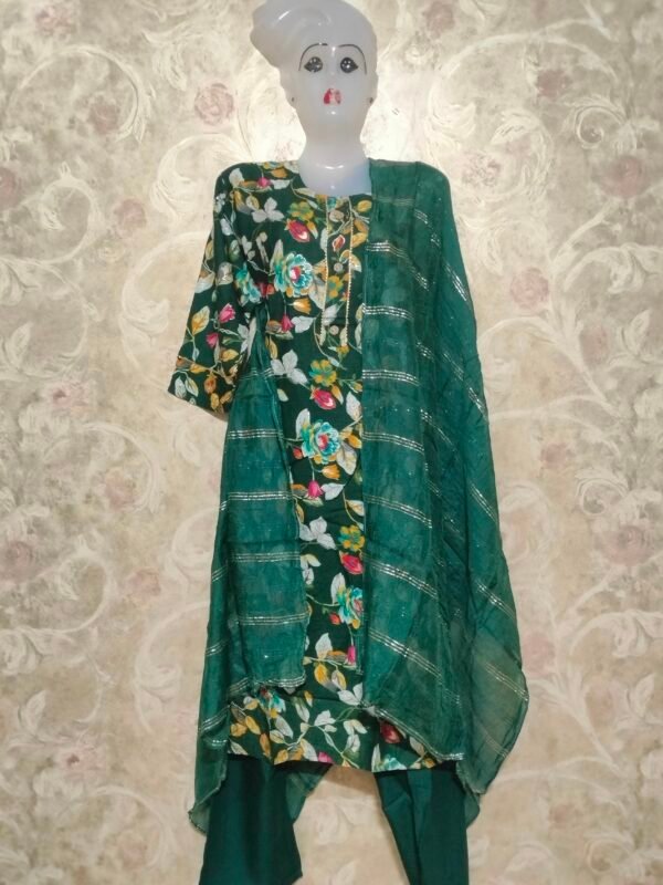 Heavy Rayon Printed 3-Piece Suit – Make a Bold Statement! - Image 4