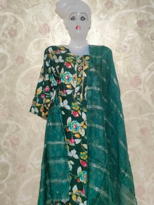 Heavy Rayon Printed 3-Piece Suit – Make a Bold Statement! - Image 3