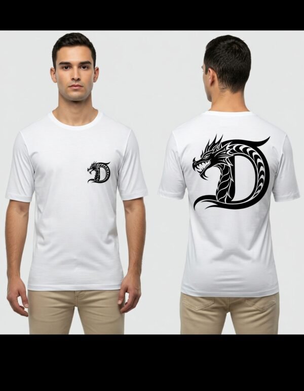 Complete Pack of 3 T-shirt | Men's Heavy Polymer Cotton T-Shirt | D Name tshirt | Round Neck | Half Sleeve | Sizes XS-XXXL