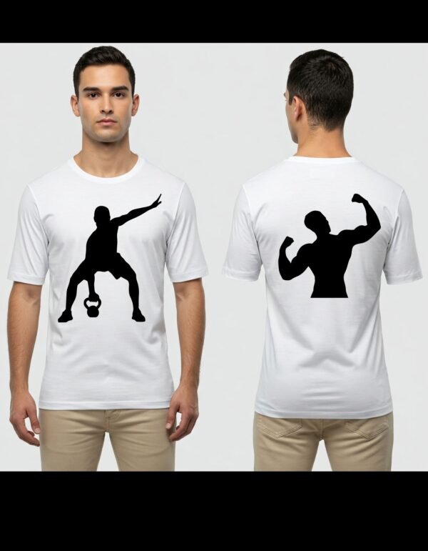 Complete Pack of 3 T-shirt | Men's Heavy Polymer Cotton T-Shirt | J Name tshirt | Round Neck | Half Sleeve | Sizes XS-XXXL - Image 4