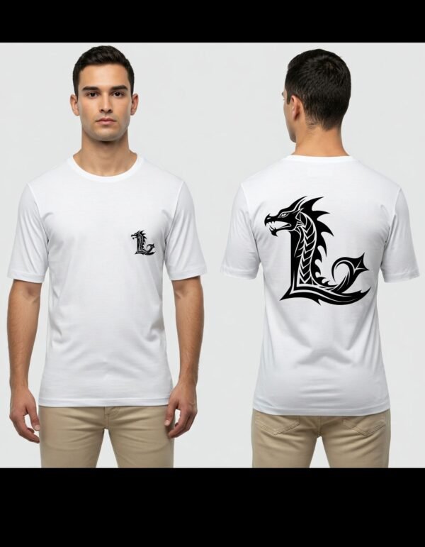 Complete Pack of 3 T-shirt | Men's Heavy Polymer Cotton T-Shirt | L Name tshirt | Round Neck | Half Sleeve | Sizes XS-XXXL