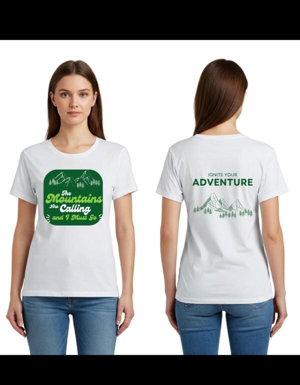 Complete Pack of 3 T-shirt | Girl's Heavy Polymer Cotton T-Shirt |  White | Round Neck | Half Sleeve | Sizes XS-XXXL - Image 4