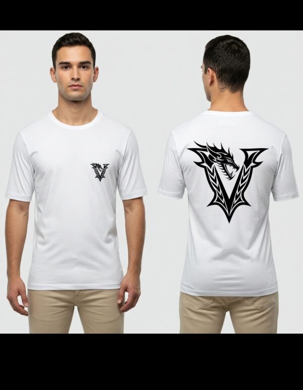 Complete Pack of 3 T-shirt | Men's Heavy Polymer Cotton T-Shirt | V Name tshirt | Round Neck | Half Sleeve | Sizes XS-XXXL