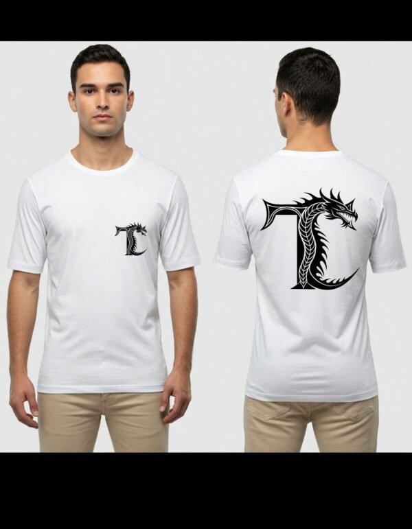 Complete Pack of 3 T-shirt | Men's Heavy Polymer Cotton T-Shirt | T Name tshirt | Round Neck | Half Sleeve | Sizes XS-XXXL