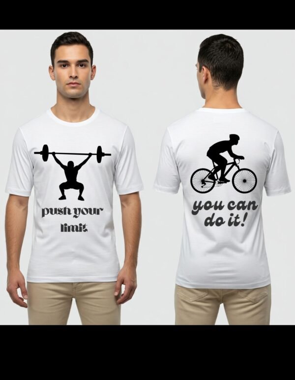 Complete Pack of 3 T-shirt | Men's Heavy Polymer Cotton T-Shirt | P Name tshirt | Round Neck | Half Sleeve | Sizes XS-XXXL - Image 4