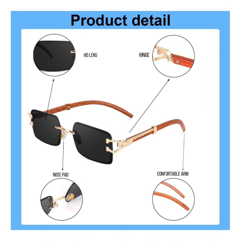 Generic Classic Unisex UV400 Protection Sunglasses (Black) - Image 3