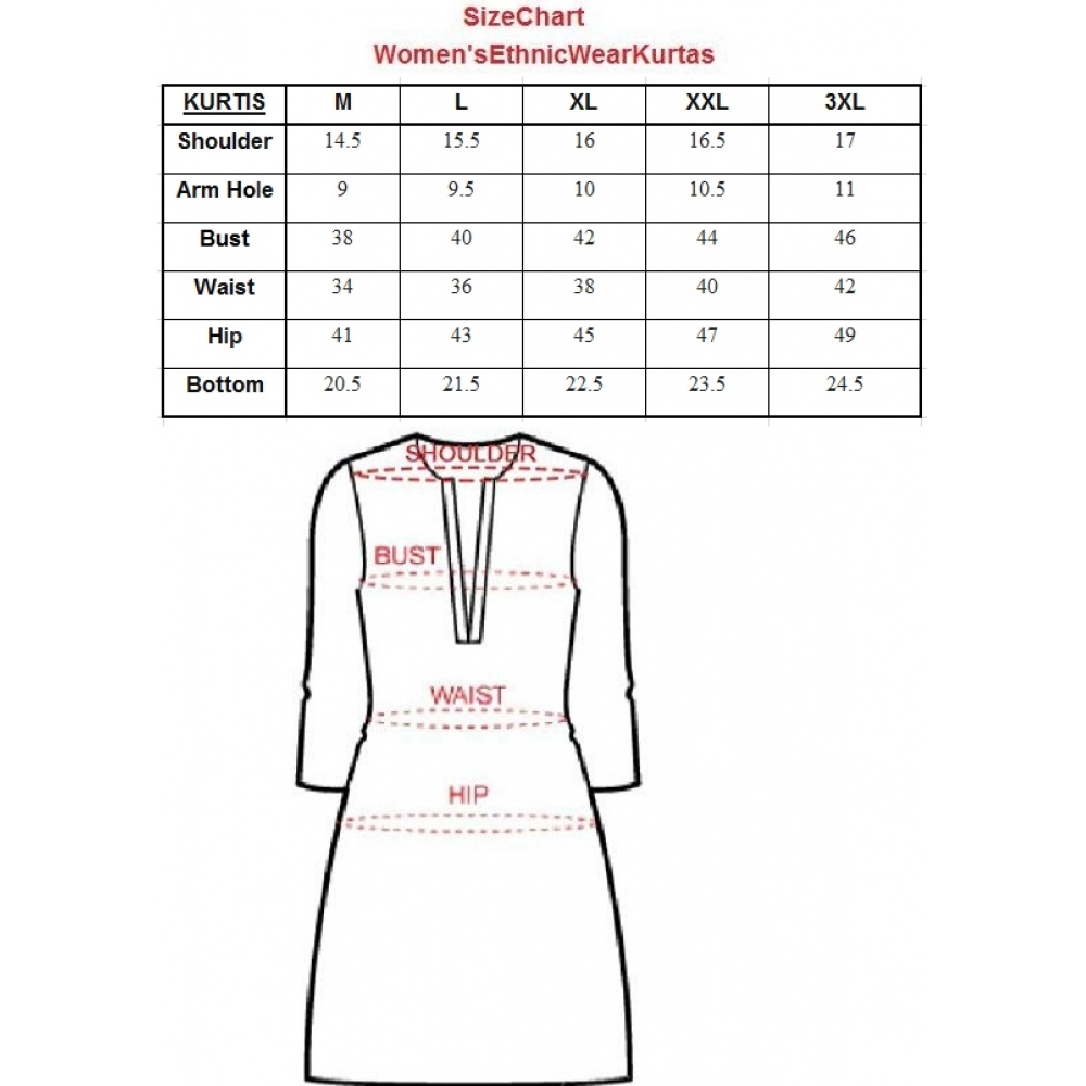 Generic Women's Cotton Printed Floral Print Kurti (White, Blue, Cotton) - Image 3