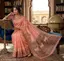 Dola Silk Jacquard Border Daily Wear Flower Printed Saree with Blouse Piece - Image 7